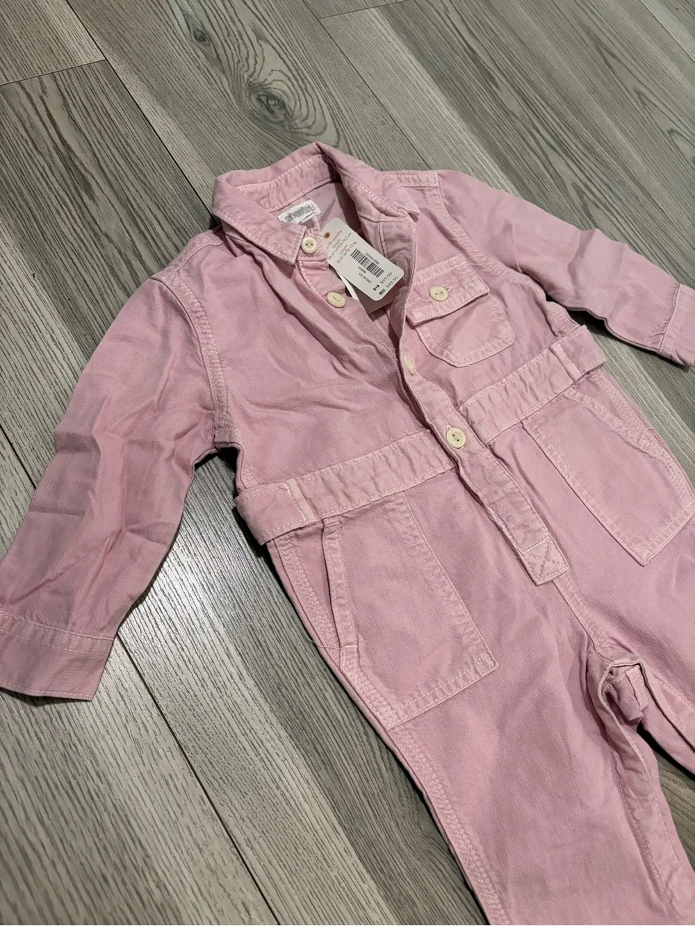 Gymboree Baby Light Pink Jumpsuit Size 12/18 Months NWT